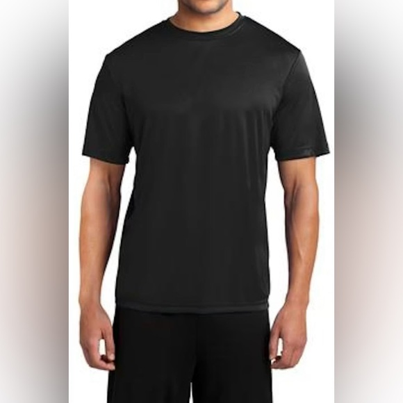 NEW 🔥 Port & Company PC380 Jet Black Performance Tee - Picture 4 of 4